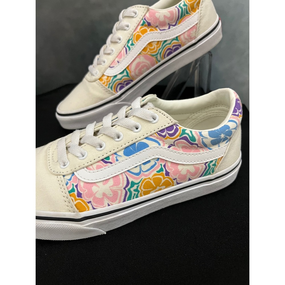 Vans Ward Low Top Sneaker Multi Floral Canvas Kids Shoes‎